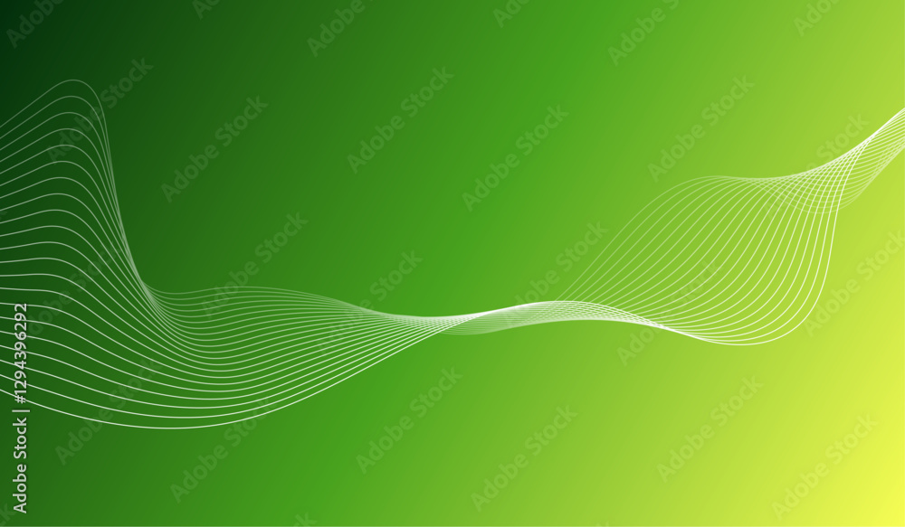 Poster abstract wave element for design. digital frequency track equalizer. stylized line art background.