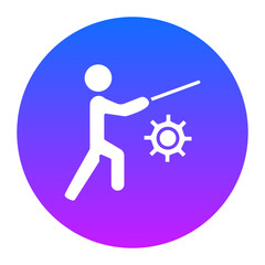 Fencing Practice Icon