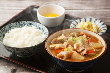 豚汁定食