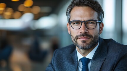 Fototapeta premium Cybersecurity expert overseeing AI-powered systems and technology that ensure safety, security, and resilience in the airline industry's and infrastructure.