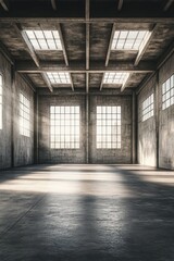 Empty Room with Windows