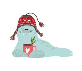 Seal with Hot Cocoa