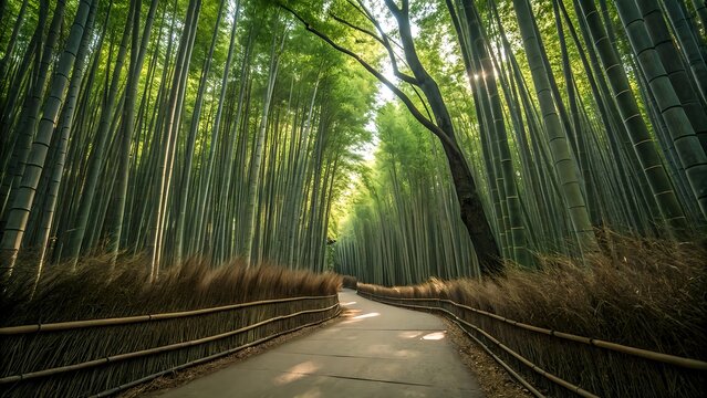 Forest - Famous Bamboo Groove in Japan
