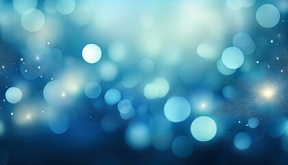 abstract blue background with bokeh