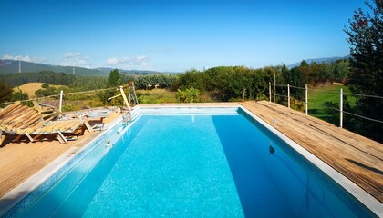 swimming pool under construction