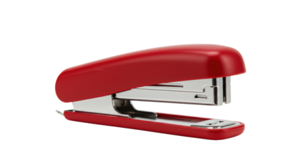 Isolated Red Stapler Office Supply