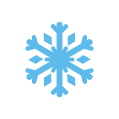 snowflake icon on white background