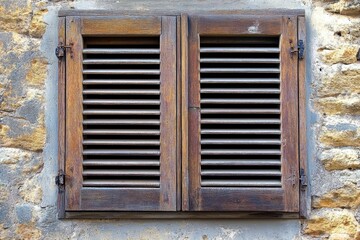 Louver Shutters in Modena, Italy: A Detailed Look at Typical Architectural Elements
