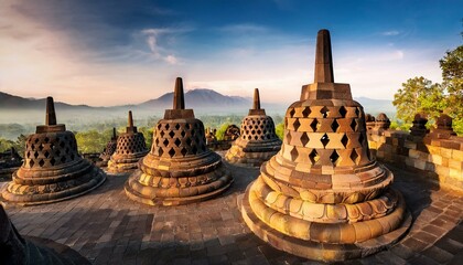 borobudur buddhist temple java indonesia