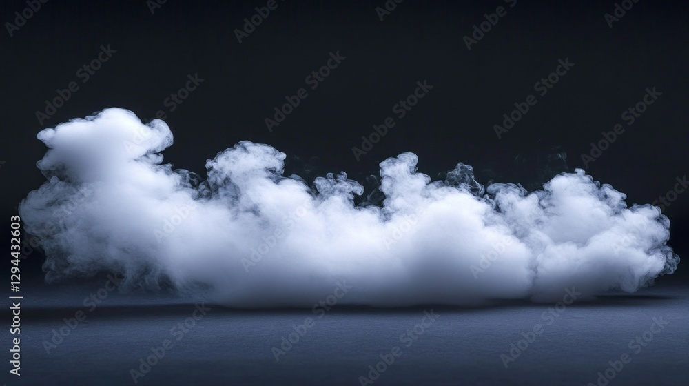 Poster soft clouds billow in a graceful dance against a shadowy background, evoking a magical feeling. the 