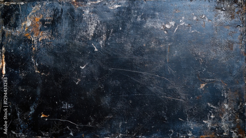 Poster dark grungy textured surface with scratch marks and faded areas