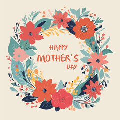 Floral Wreath Mother's Day