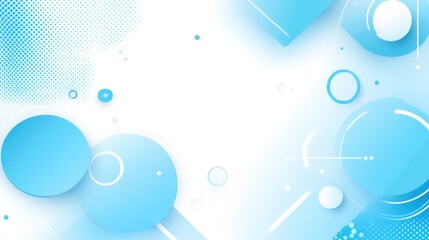 Abstract blue geometric shapes background