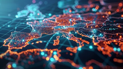 Improving Efficiency: Highlighting Neural Tech in Governing Areas on a Country Map