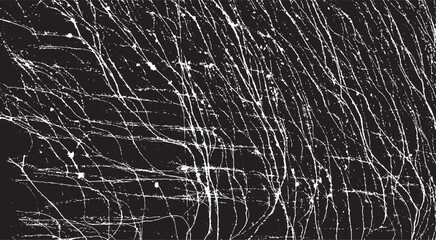 Scratched and Cracked Grunge Urban Background Texture Vector. Dust Overlay Distress Grainy Grungy Effect. Distressed Backdrop Vector Illustration. Isolated Black on White Background. EPS 10.