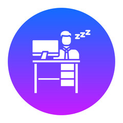 Sleepy Worker Icon