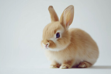 Obraz premium Rabbit isolated on a white background,