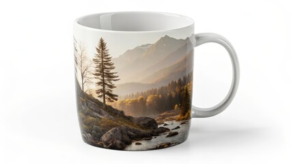 Mountain Print Cup