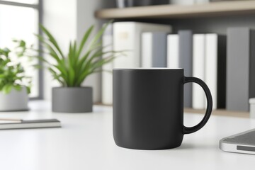 3D Office Coffee Mug Isolated and White Background