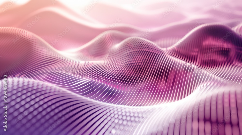 Poster experience the soothing blend of soft colors and smooth gradients, creating a serene and calming atm
