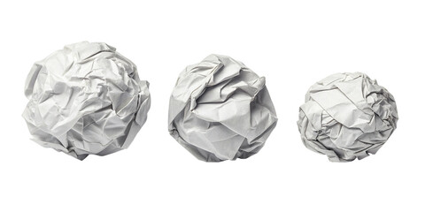 Fototapeta premium Whispers of Ideas: The Journey of Crumpled Thoughts 