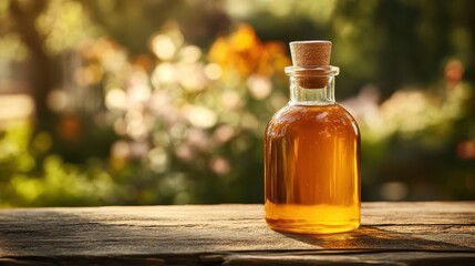 Artisan herbal oil preparation botanical garden product photography natural environment close-up creative concepts