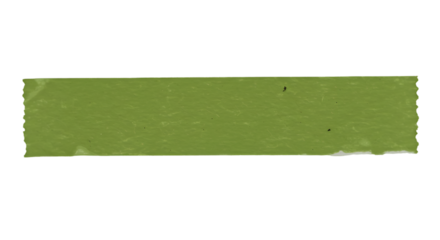 Green adhesive paper tape isolated 