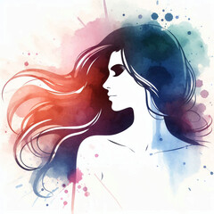 Ilustração da figura feminina
