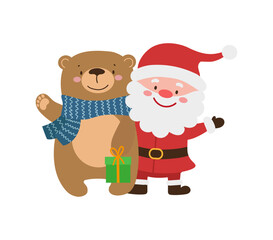 Santa Claus with a Bea