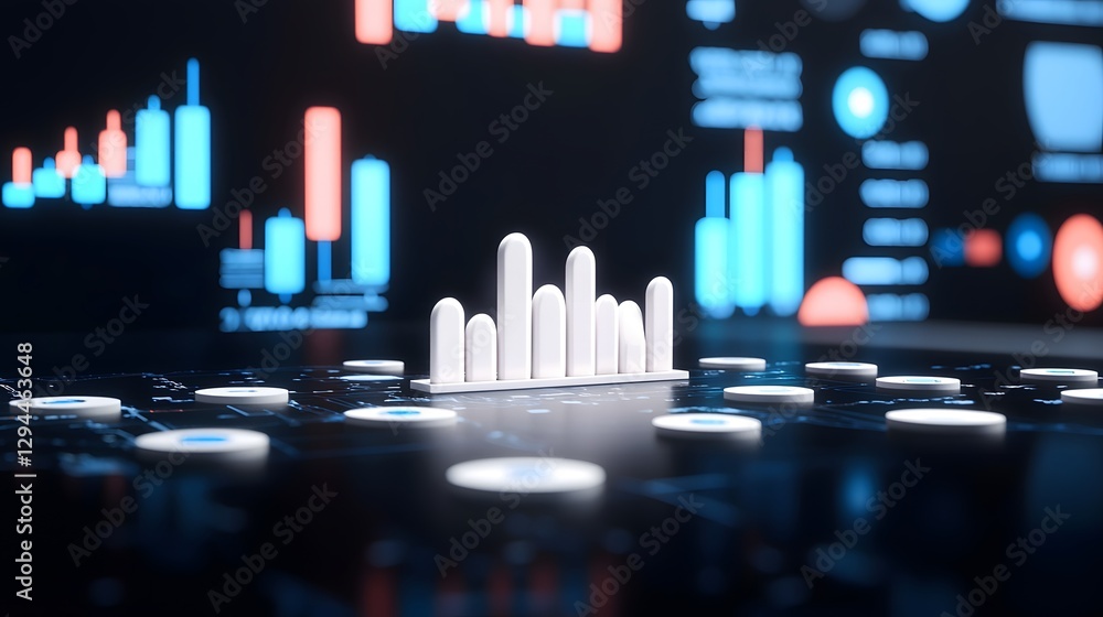 Poster computer keyboard featuring a variety of white buttons arranged in a stylish and modern configuratio