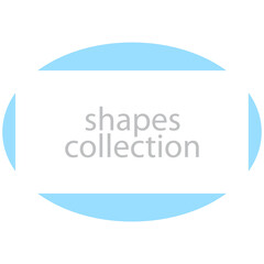 variant different frame shapes design background. frame, shapes