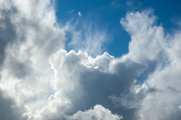 Fototapeta premium blue sky with clouds