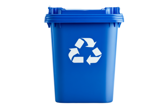 Recycling bin action urban environment png transparent background white design concept for eco-friendly waste management