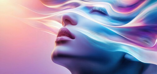 A cosmic AI oracle infused with quantum energy, its pulsating core holding the infinite wisdom of all possible timelines