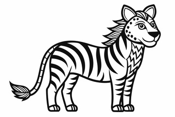 coloring page black vector