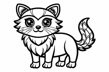 coloring page black vector