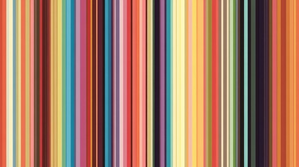 Vibrant striped pattern with multicolored vertical lines
