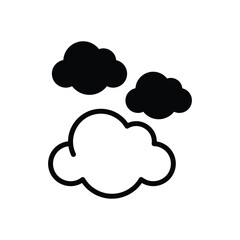 Clouds Vector icon