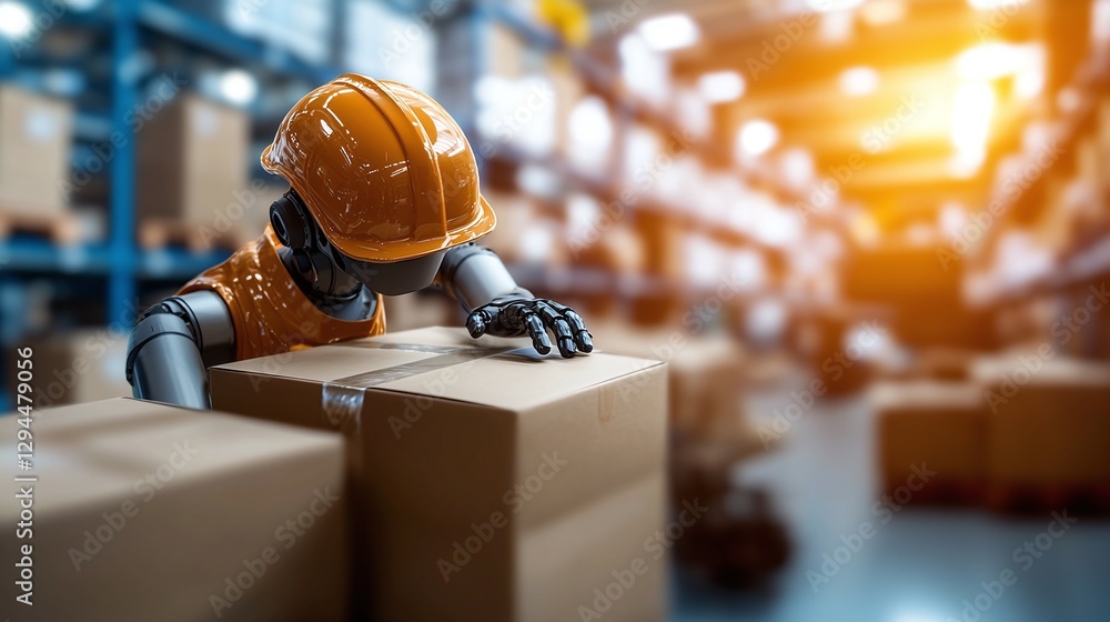 Poster ai-enhanced warehouse management:unleashing the power of automation and analytics for streamlined lo