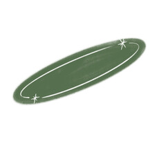 y2k badge with stars