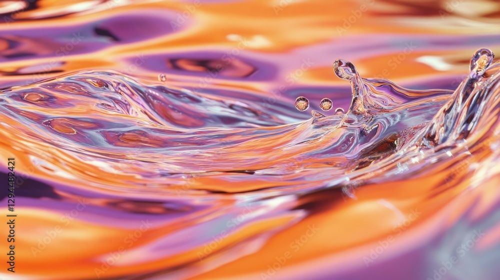 Canvas Prints Water Drop Close Up