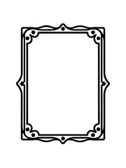 Square vector border frame design.
