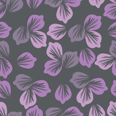 Exotic hand drawn flowers, seamless patterns with floral for fabric, textiles, clothing, wrapping paper, cover, banner, home decor, abstract backgrounds. Vector illustration.
