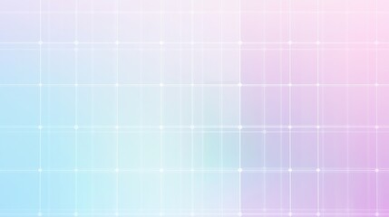 Fototapeta premium Futuristic gradient background with neural network patterns, smooth transitions between light blue and purple