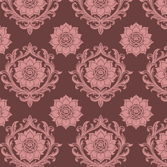 seamless damask pattern