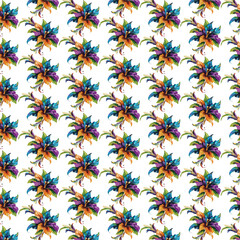 seamless pattern with flowers