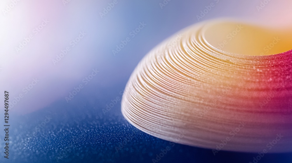Poster abstract ai generated layered texture warm hues circular design background image