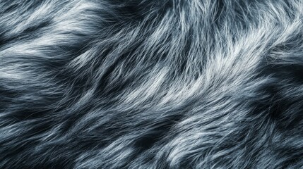 Naklejka premium Soft Textured Grey Fur Background for Creative Visual Projects