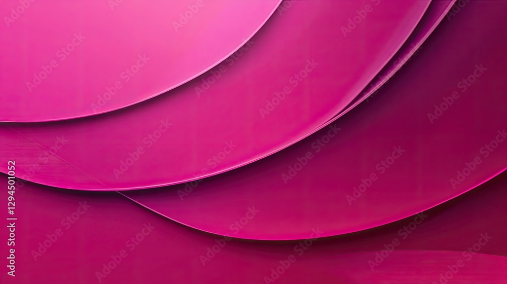 Aufkleber abstract pink curves background image with smooth fuchsia swirls and gradient shades