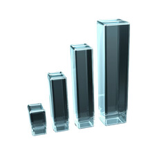 Transparent glass bar graph representing growth and progress